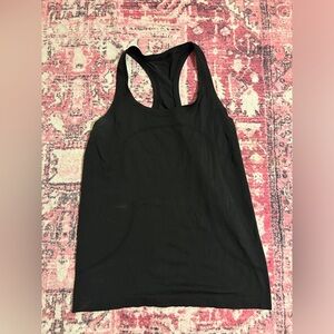 black lululemon align tank